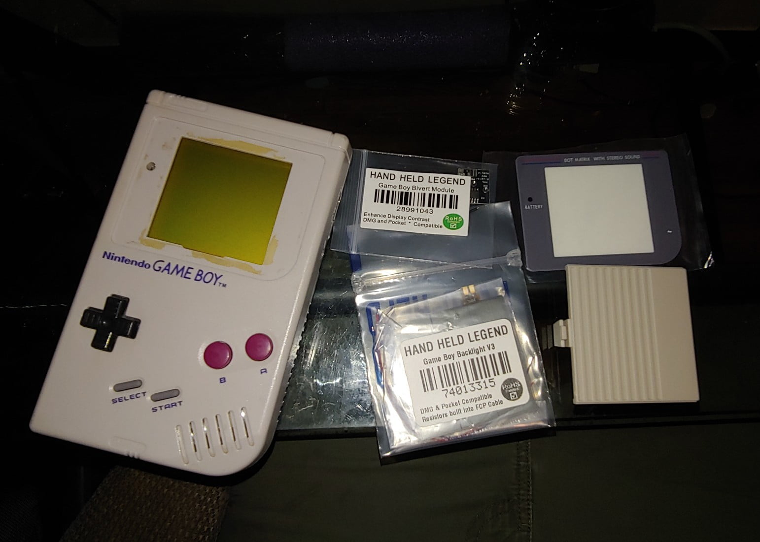 Game Boy Bivert & Backlight Mod Kit – With Instructions – Arcade Supply Company